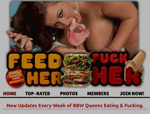 Tablet Screenshot of feedherfuckher.com